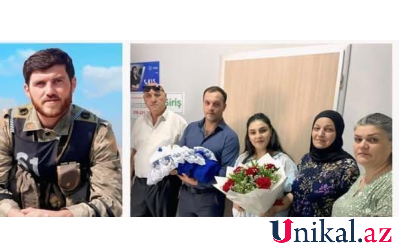 Şəhid kapitanın adı qardaşı oğluna  verildi